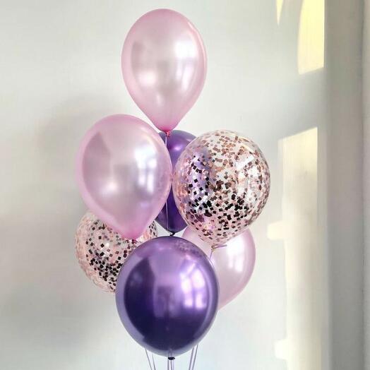 Set of balls "Lilac mood"