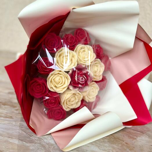 Шоколадный букет роз на любой случай