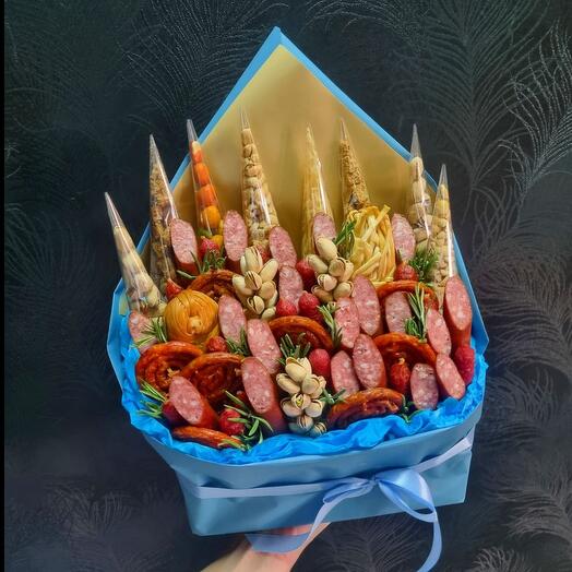 Мужской конверт из закусок к пиву