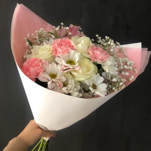 Bouquet of pink carnations