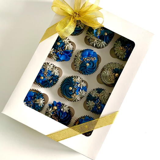 Cupcakes gift box for father day or birthday