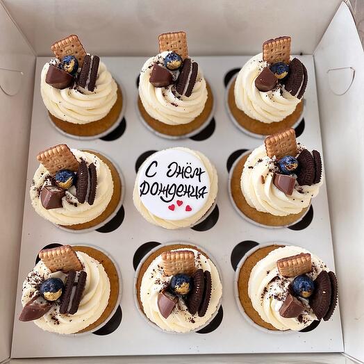 Капкейки 9шт. (Сладости) АКЦИЯ