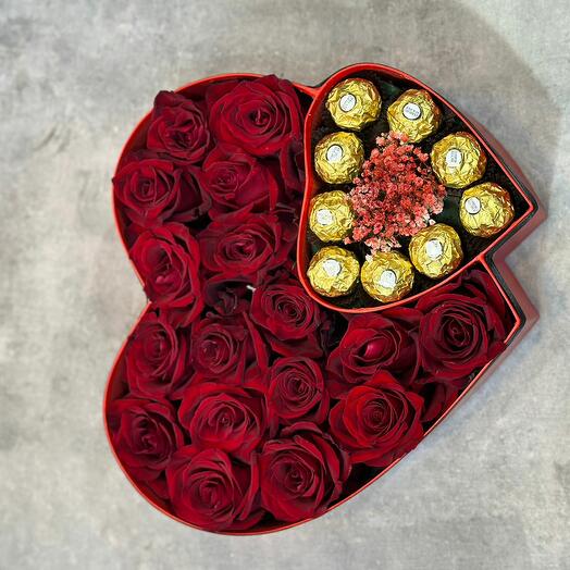 Roses  with Chocolate