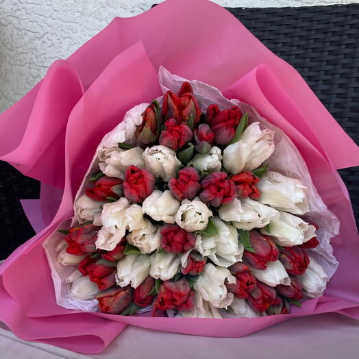 50 luxury tulips