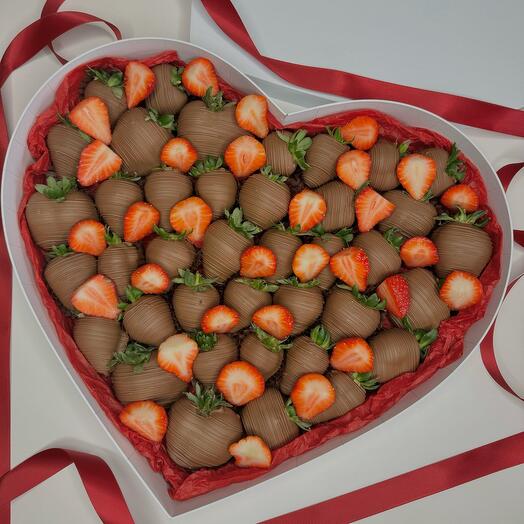 Клубника в шоколаде Heart XL
