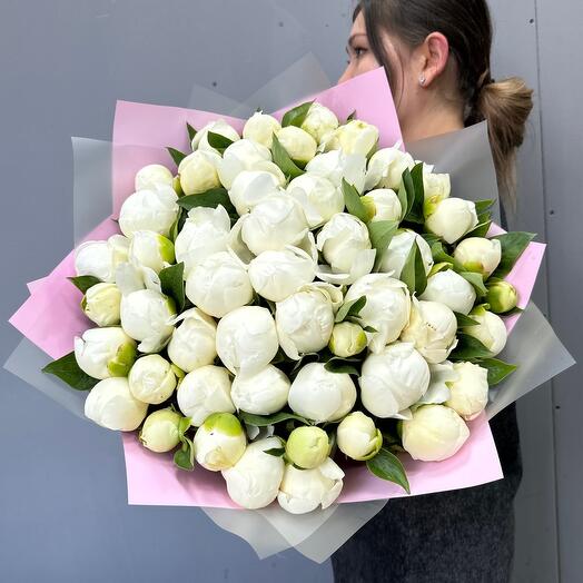 51 белый пион - (0006) peony
