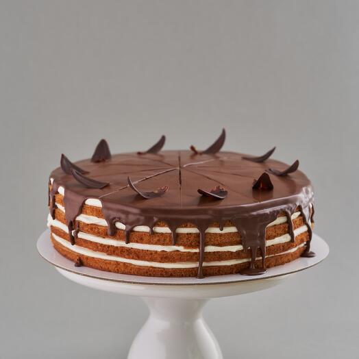 Домашний сметанник с малиной