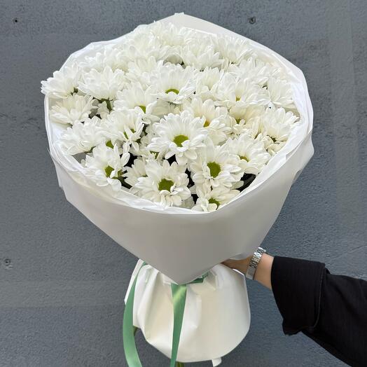 Bouquet of 9 bush chrysanthemums