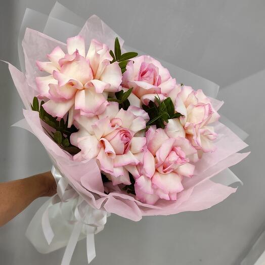 French rose in a bouquet