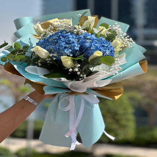 Blue and White Bouquet