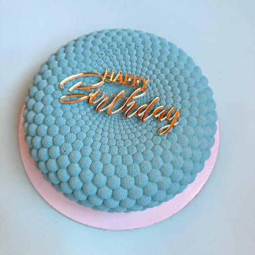 Муссовый торт "Happy Birthday" на день рождения