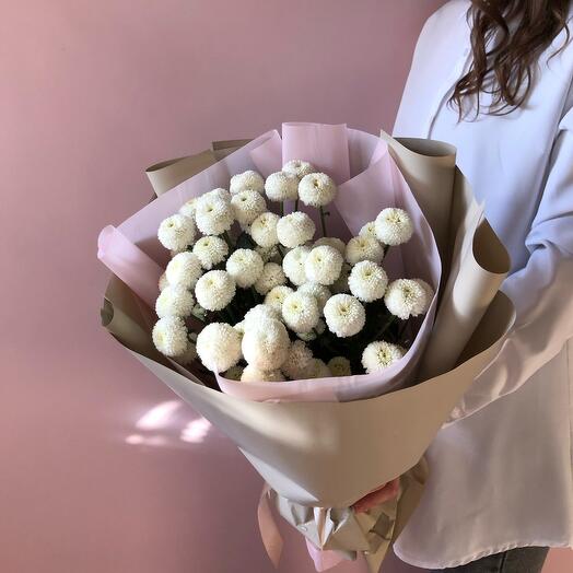 Bouquet of 7 bush chrysanthemums