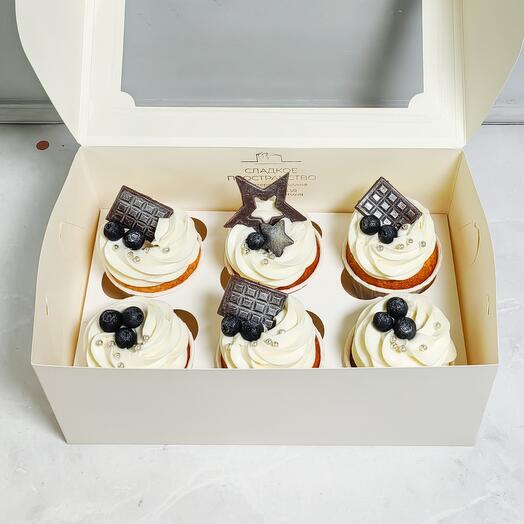 Set of 6 cupcakes