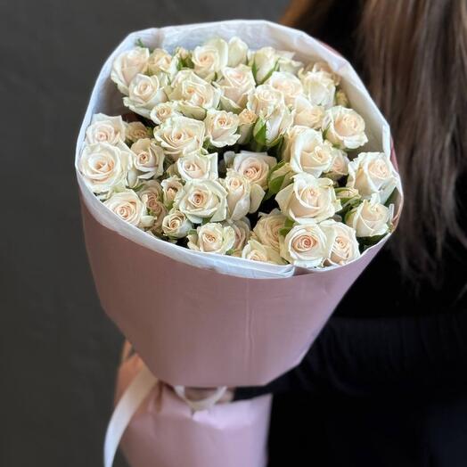 Букет из кустовых роз🌸
