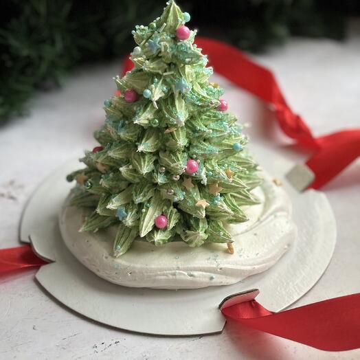 Новогодний подарок зефирная Елочкс S