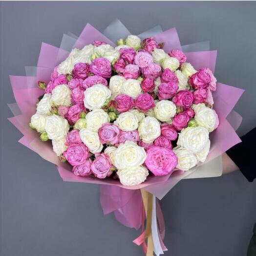 21 кустовая пионовидная роза💕