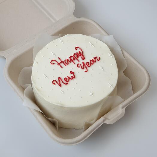 Бенто торт "Happy New Year" - Счастливого Нового года