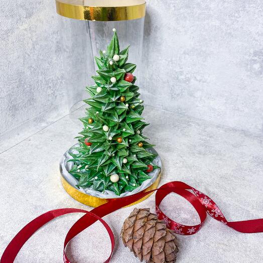 Новогодняя елочка из зефира