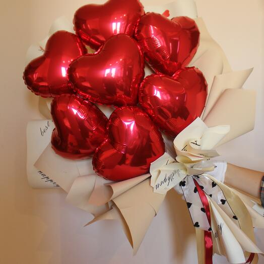 Bouquet of hearts "Love is"