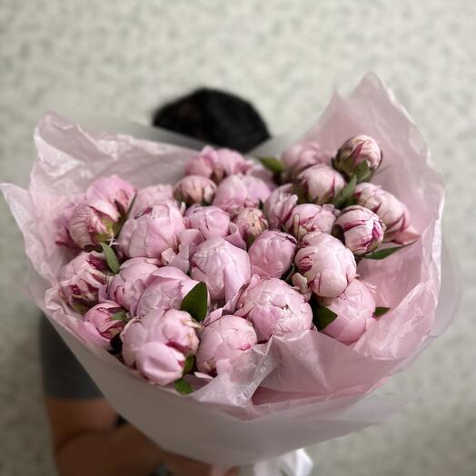 36 розовых пиона (Ароматные)
