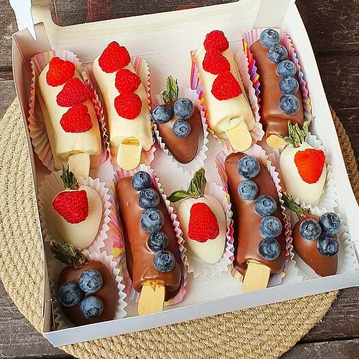 Фрукты в шоколаде callebaut