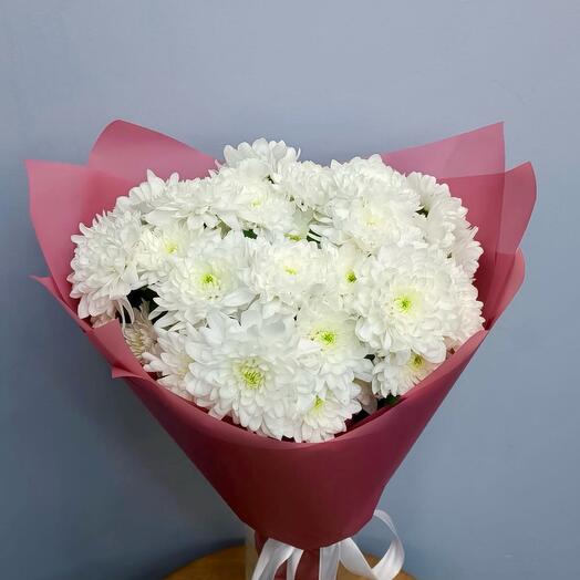 Букет из белых хризантем 🫶