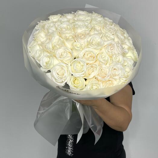 Моно букет из 51 розы