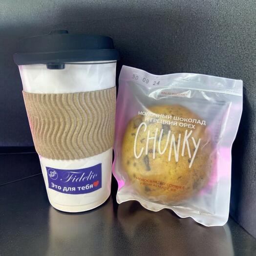 Набор кофе и печенье Chunky