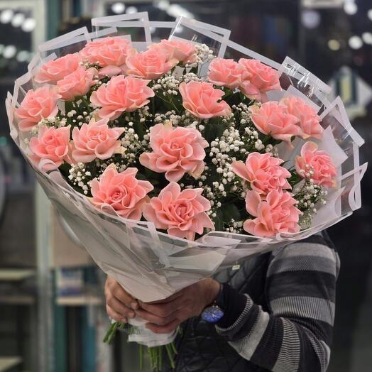 Французский розы 19 шт