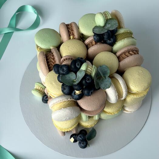 Торт куб из 48 Макаронс «Премиум»