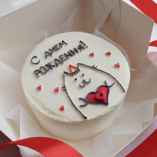 С днём рождения!!! С котиком. 🍰 В подарок