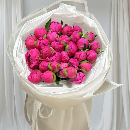 Пионы «Малиновый шёпот» 29