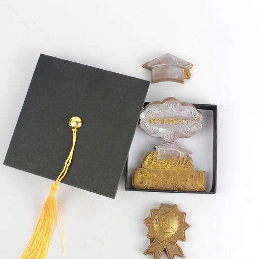 Set de Graduación con Chocolate con Leche
