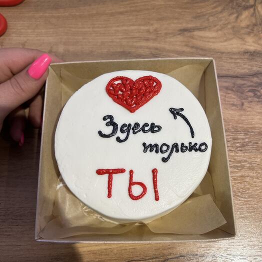 Бенто торт сердечко