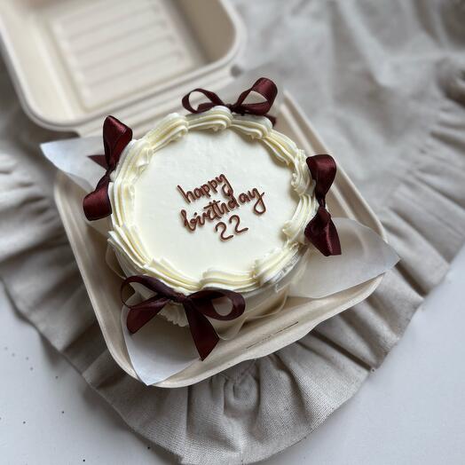 Бенто торт HEPPY BIRTHDAY, любая ваша дата