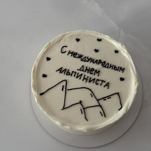 Бенто торт XL альпинисту, ты покоришь любые вершины в подарок