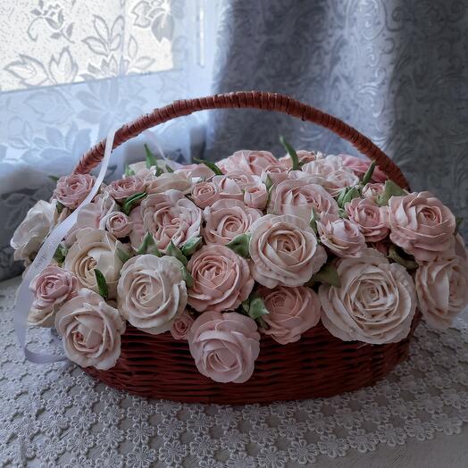 Корзина большая с Розами