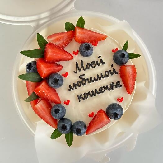 Бенто-торт «Моей любимой кошечке»