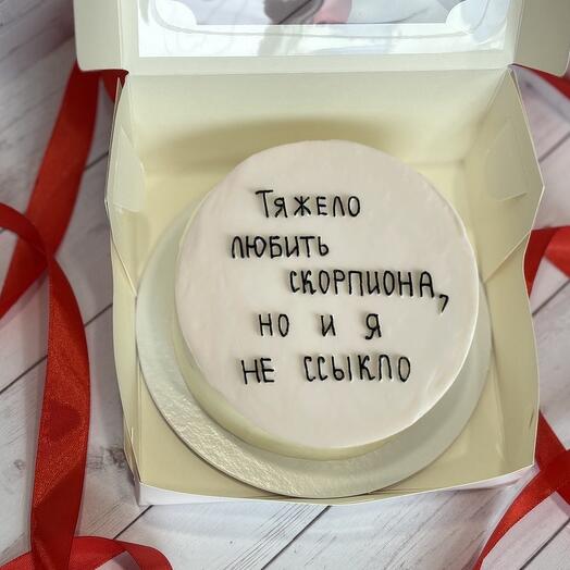 Бенто тортик для «скорпиона»