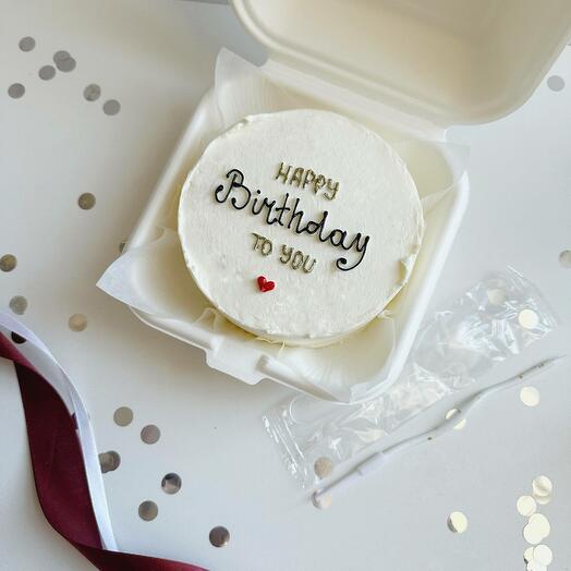 Бенто торт в подарок Happy Birthday с днем рождения