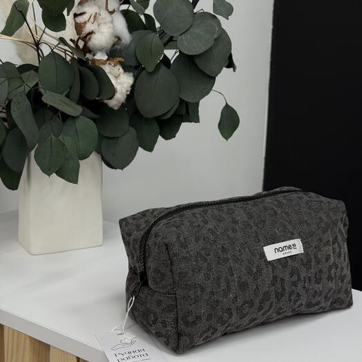 Джинсовая косметичка ручной работы