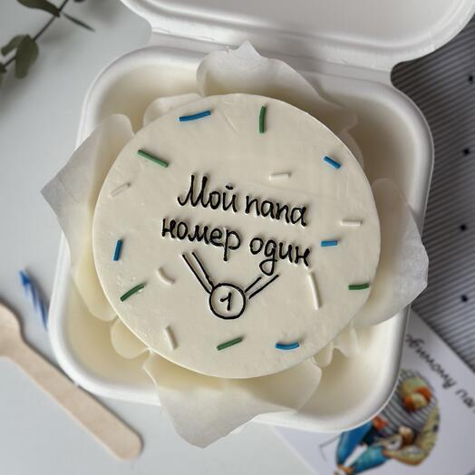 Бенто торт папа 1