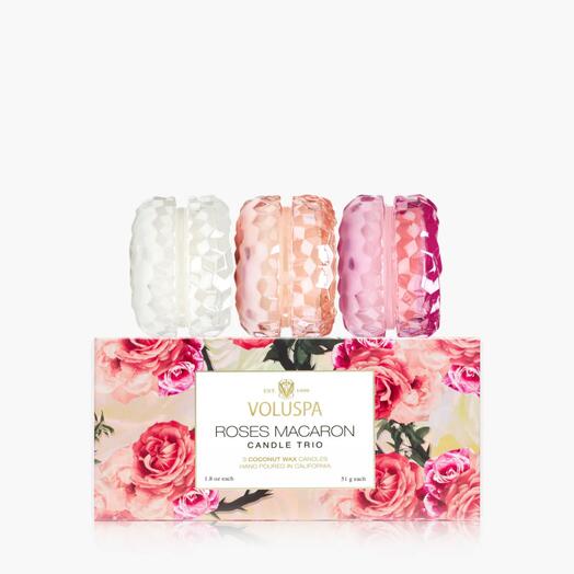 Trio Roses Macaron by VOLUSPA