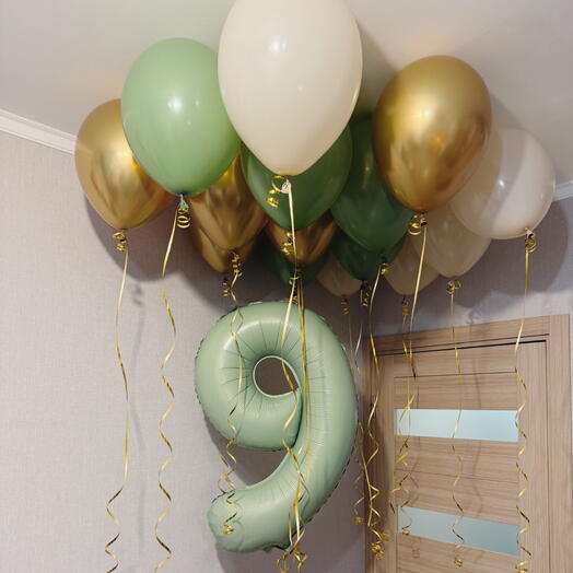 Шарики воздушные с гелие на 9 лет. Шарики на день рождения, воздушные шары мальчику или девочке