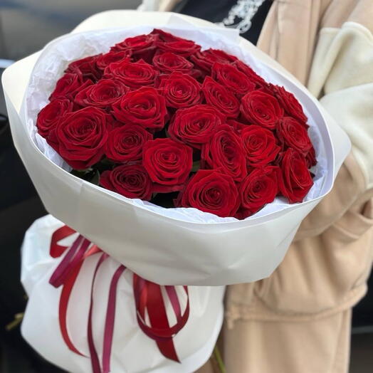31 Красная Роза букет с доставкой 😍🌹