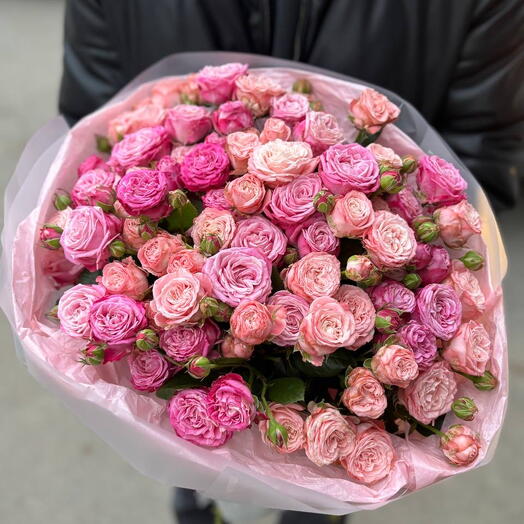 21 Кустовая Роза микс букет 💕