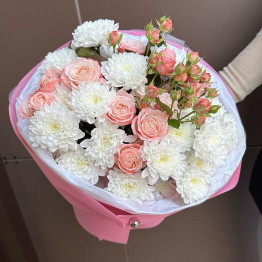 Облако с кустовыми розами 💕