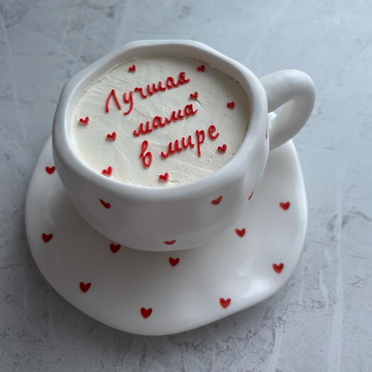 Торт в кружке Лучшая мама в мире