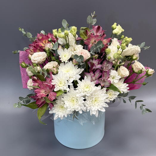 Цветы в коробке 10