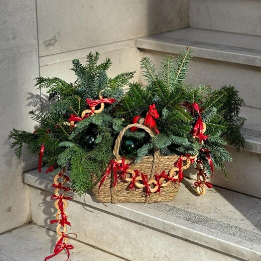 Rustic Christmas Forest